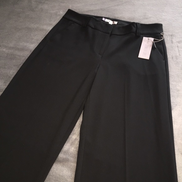 Jennifer Lopez Pants - NWT JLO Jennifer Lopez Sleek Black Dress Pants 12P